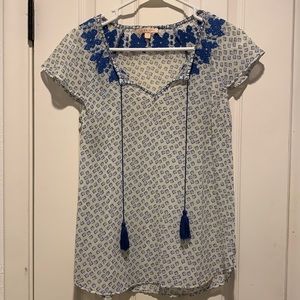 Urban Outfitters Embroidered top